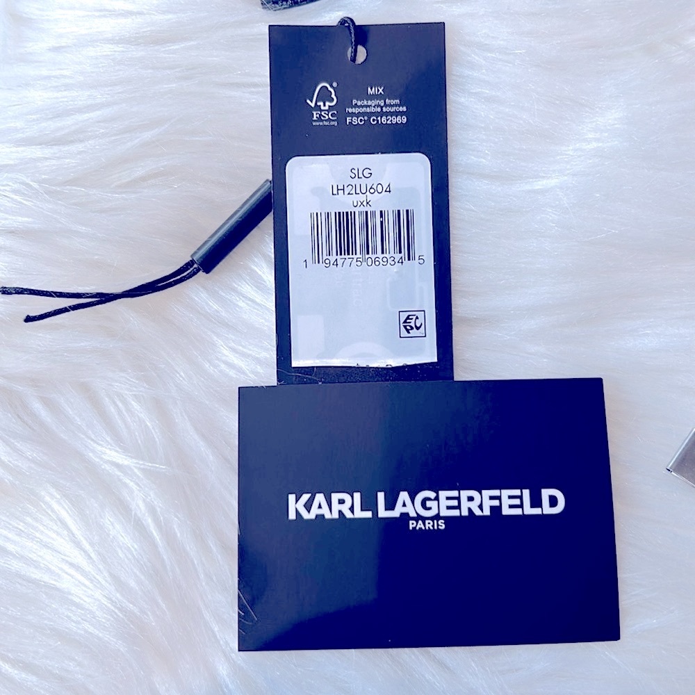 NWT🩸KARL LAGERFELD🩸Wristlet/Clutch - Picture 7 of 7